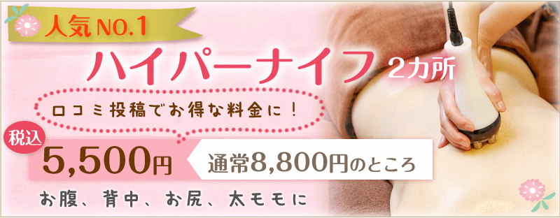 ハイパーナイフ２箇所期間限定価格5500円